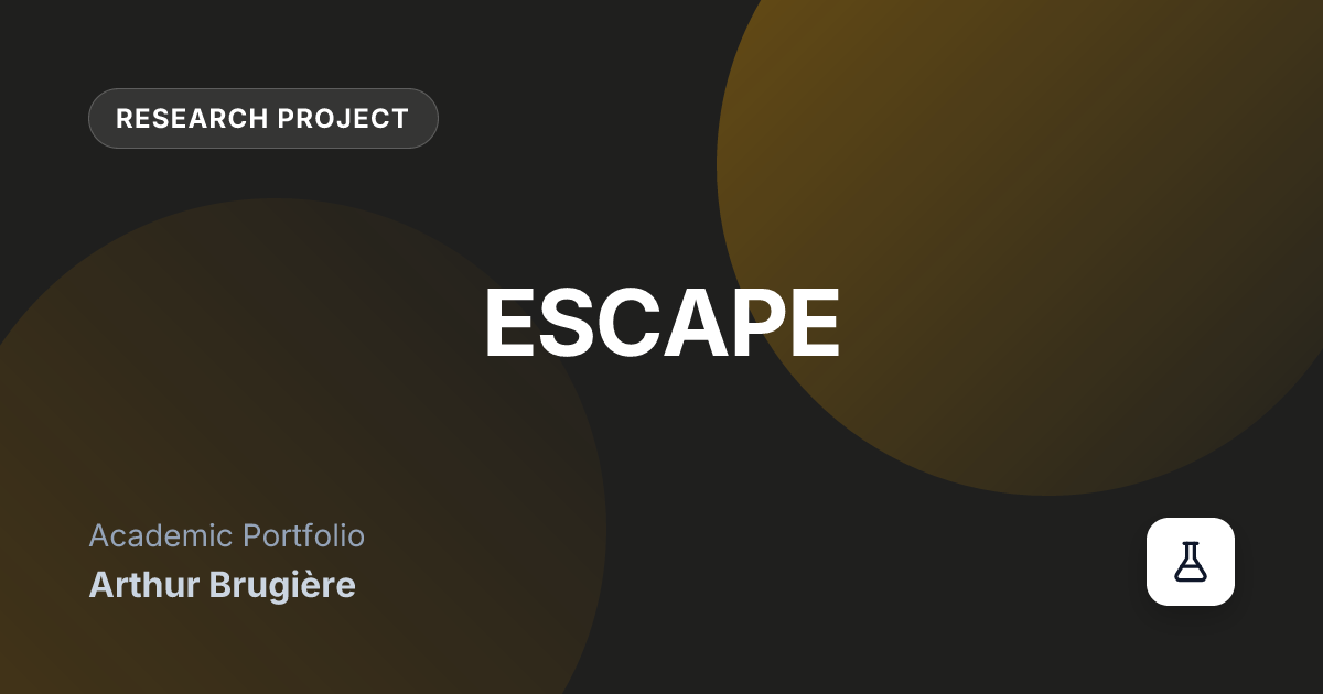 Exploring by Simulation Cities Awareness on Population Evacuation (ESCAPE)
